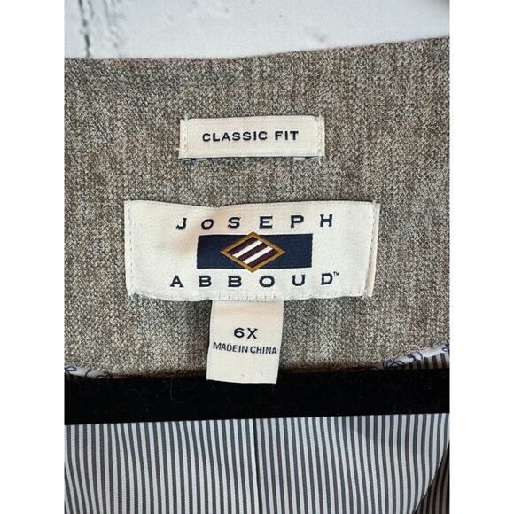 JOSEPH ABBAUD beige (gray undertone) mens career classic fit vest 6X NWOT - Picture 2 of 6